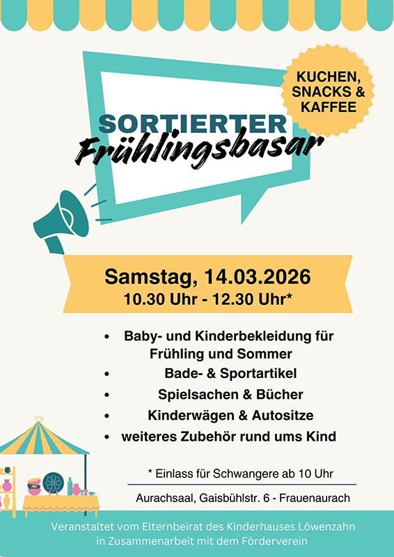 Basar 2026 Frauenaurach