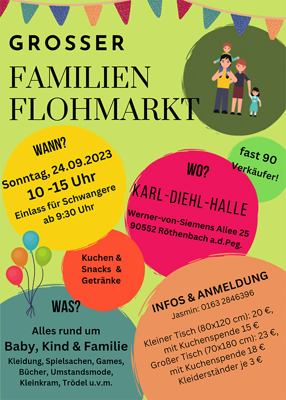 Familienflohmarkt Karl Diehl Halle
