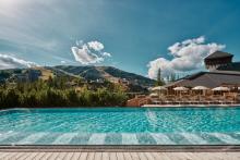 Der Ausblick vom Pool